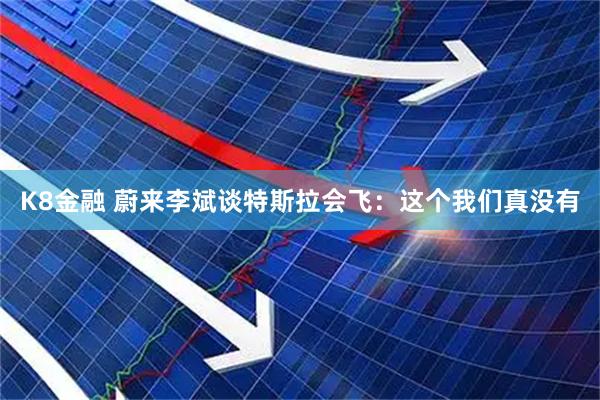 K8金融 蔚来李斌谈特斯拉会飞：这个我们真没有
