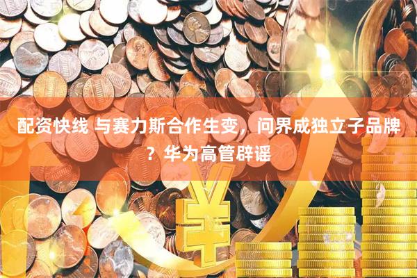 配资快线 与赛力斯合作生变，问界成独立子品牌？华为高管辟谣